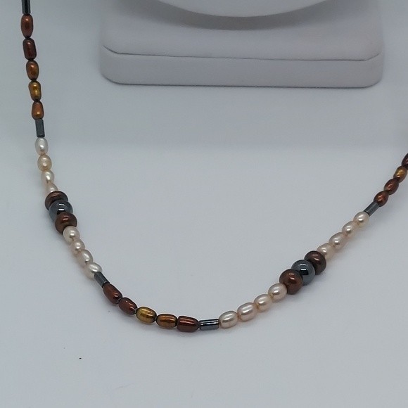 Vintage Rice Pearl necklace - Picture 3 of 6